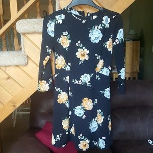 Black floral H&M Dress